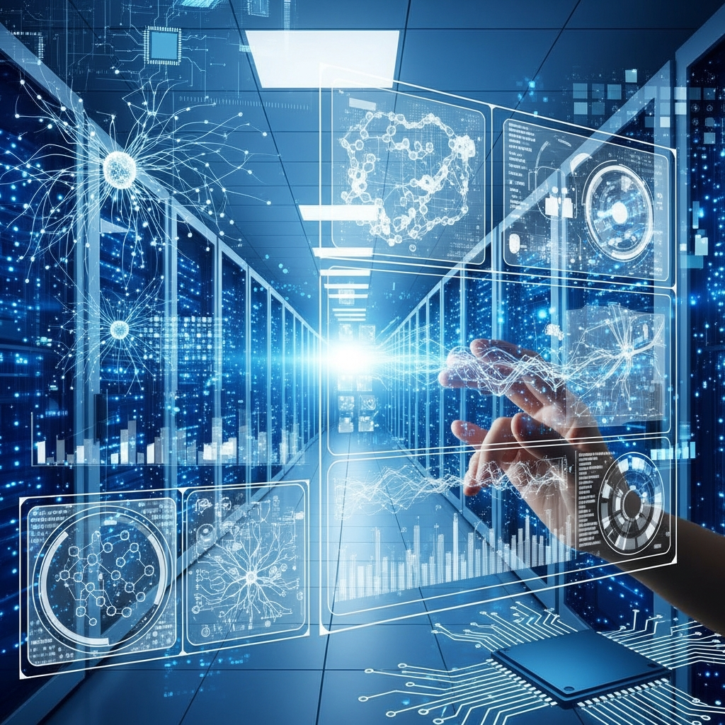 Visualizzazione AI e tecnologia